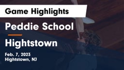 Peddie School vs Hightstown  Game Highlights - Feb. 7, 2023