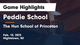 Peddie School vs The Hun School of Princeton Game Highlights - Feb. 10, 2023