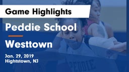 Peddie School vs Westtown Game Highlights - Jan. 29, 2019
