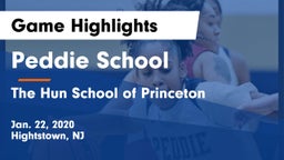 Peddie School vs The Hun School of Princeton Game Highlights - Jan. 22, 2020