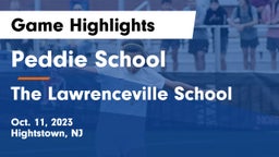 Peddie School vs The Lawrenceville School Game Highlights - Oct. 11, 2023