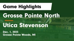 Grosse Pointe North  vs Utica Stevenson  Game Highlights - Dec. 1, 2023