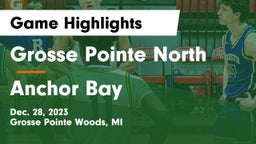 Grosse Pointe North  vs Anchor Bay  Game Highlights - Dec. 28, 2023