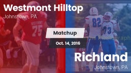 Matchup: Westmont Hilltop vs. Richland  2016
