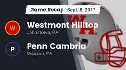 Recap: Westmont Hilltop  vs. Penn Cambria  2017