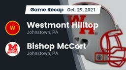 Recap: Westmont Hilltop  vs. Bishop McCort  2021