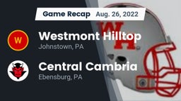 Recap: Westmont Hilltop  vs. Central Cambria  2022