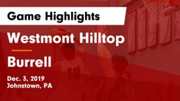 Westmont Hilltop  vs Burrell  Game Highlights - Dec. 3, 2019