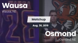 Matchup: Wausa  vs. Osmond  2019