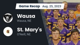 Recap: Wausa  vs. St. Mary's  2023