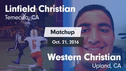 Matchup: Linfield Christian vs. Western Christian  2016