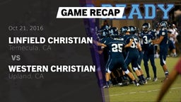 Recap: Linfield Christian  vs. Western Christian  2016