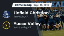 Recap: Linfield Christian  vs. Yucca Valley  2017