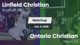 Matchup: Linfield Christian vs. Ontario Christian  2018