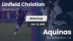 Matchup: Linfield Christian vs. Aquinas   2018