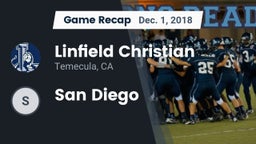 Recap: Linfield Christian  vs. San Diego  2018