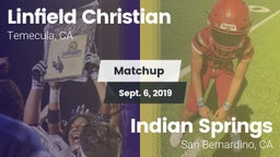 Matchup: Linfield Christian vs. Indian Springs  2019