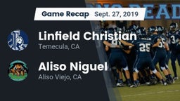 Recap: Linfield Christian  vs. Aliso Niguel  2019