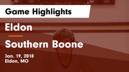 Eldon  vs Southern Boone  Game Highlights - Jan. 19, 2018