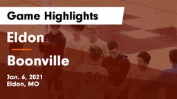 Eldon  vs Boonville  Game Highlights - Jan. 6, 2021