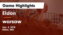 Eldon  vs warsaw Game Highlights - Jan. 4, 2018