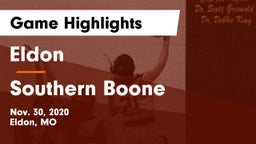 Eldon  vs Southern Boone  Game Highlights - Nov. 30, 2020