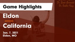 Eldon  vs California  Game Highlights - Jan. 7, 2021