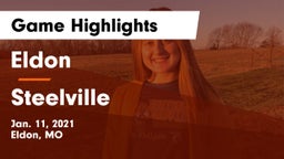 Eldon  vs Steelville  Game Highlights - Jan. 11, 2021