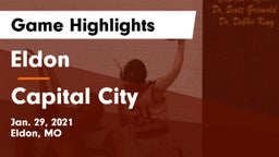 Eldon  vs Capital City   Game Highlights - Jan. 29, 2021