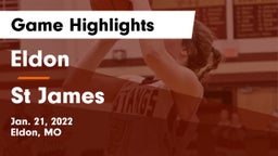 Eldon  vs St James Game Highlights - Jan. 21, 2022