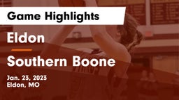 Eldon  vs Southern Boone  Game Highlights - Jan. 23, 2023