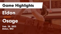 Eldon  vs Osage Game Highlights - Feb. 28, 2023