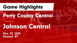 Perry County Central  vs Johnson Central  Game Highlights - Dec. 29, 2023