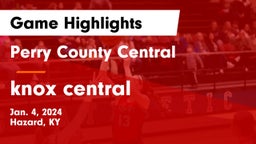 Perry County Central  vs knox central Game Highlights - Jan. 4, 2024