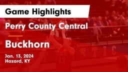 Perry County Central  vs Buckhorn  Game Highlights - Jan. 13, 2024