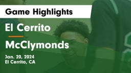 El Cerrito  vs McClymonds  Game Highlights - Jan. 20, 2024