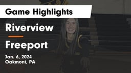 Riverview  vs Freeport  Game Highlights - Jan. 6, 2024