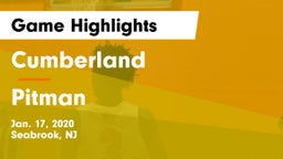 Cumberland  vs Pitman  Game Highlights - Jan. 17, 2020