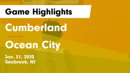 Cumberland  vs Ocean City  Game Highlights - Jan. 31, 2020