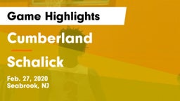 Cumberland  vs Schalick  Game Highlights - Feb. 27, 2020