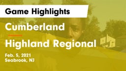 Cumberland  vs Highland Regional  Game Highlights - Feb. 5, 2021