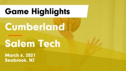Cumberland  vs Salem Tech Game Highlights - March 6, 2021