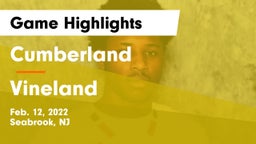 Cumberland  vs Vineland  Game Highlights - Feb. 12, 2022