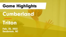 Cumberland  vs Triton  Game Highlights - Feb. 25, 2022