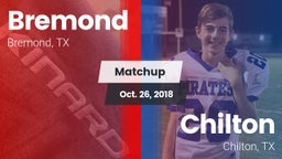 Matchup: Bremond  vs. Chilton  2018