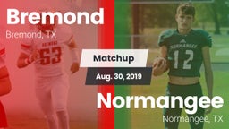 Matchup: Bremond  vs. Normangee  2019