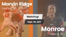 Matchup: Marvin Ridge High vs. Monroe  2017
