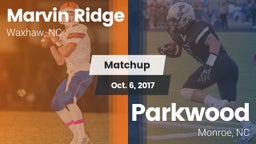 Matchup: Marvin Ridge High vs. Parkwood  2017