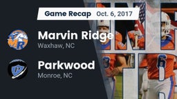 Recap: Marvin Ridge  vs. Parkwood  2017