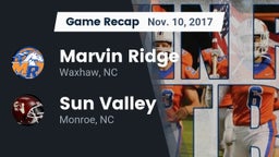 Recap: Marvin Ridge  vs. Sun Valley  2017